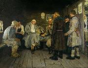 Ilya Yefimovich Repin Soldier's Tale oil painting on canvas